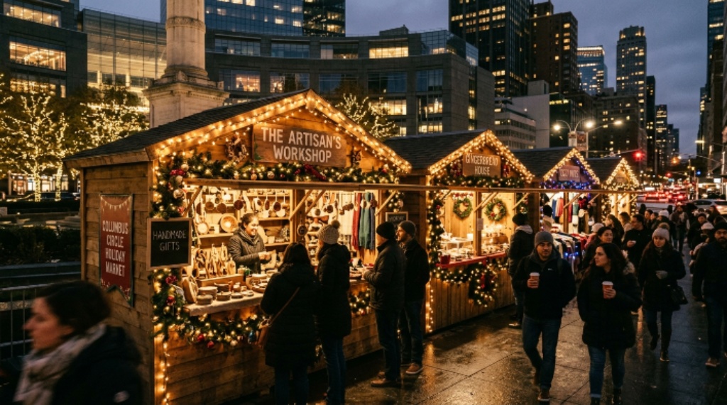 Columbus Circle Holiday Market 2026: Dates, Hours, Location and Shopping Guide