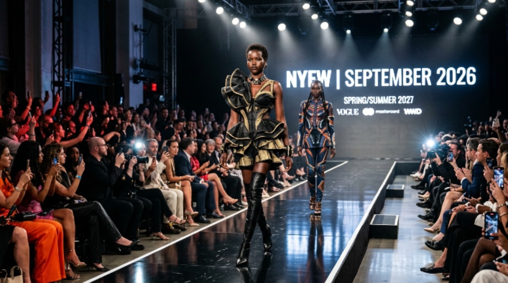 Models walking the runway at NYFW September 2026