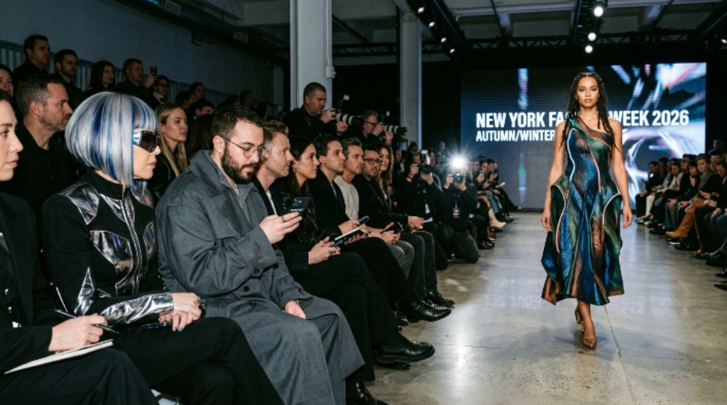 Front row seating at a New York Fashion Week 2026 show