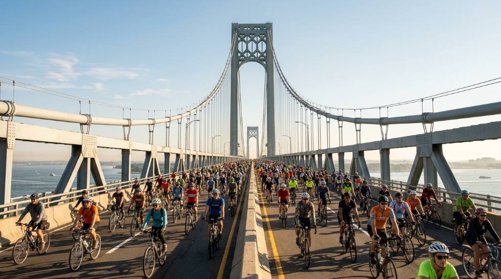 TD Five Boro Bike Tour 2027 route across New York City's five boroughs